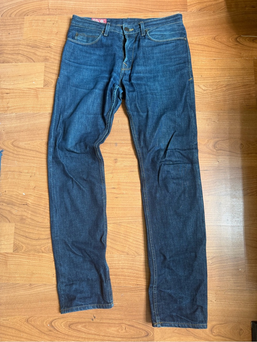 Freenote Cloth, Rios, Men's Dark Selvedge Blue Denim Jeans